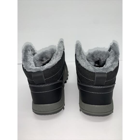 Mishansha Winter Snow Hiking Boots Men's 10 Lace Up Ankle Insulated New 43 EU - Picture 4 of 5